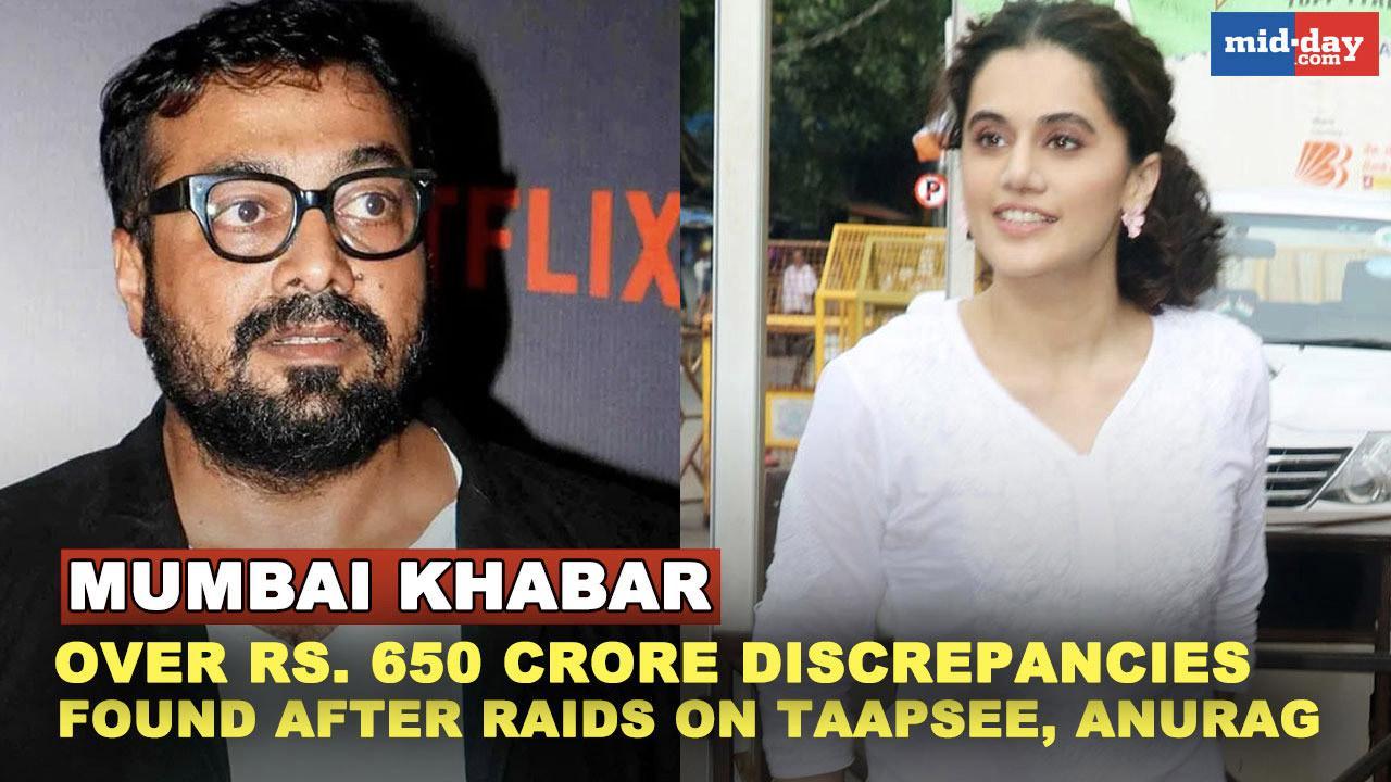 Over Rs. 650 crore discrepancies found after raids on Taapsee, Anurag Kashyap