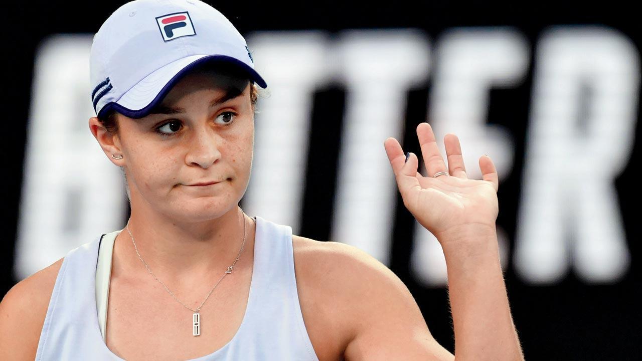 Miami Open: Ashleigh Barty wins after saving match point
