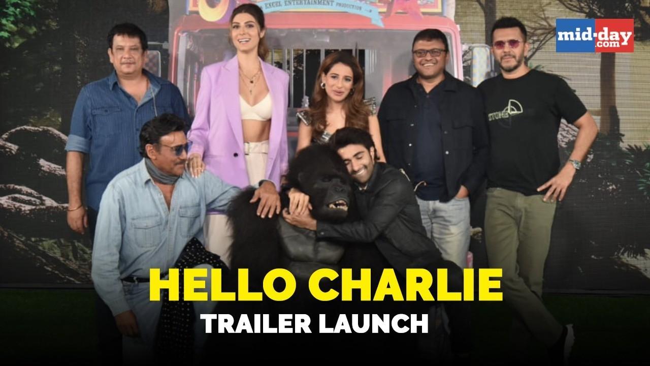 Hello Charlie trailer Launch attended by Aadar Jain and Jackie Shroff