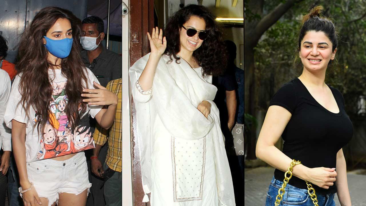 Disha Patani, Preity Zinta, Kangana Ranaut, Kainaat Arora clicked in Bandra