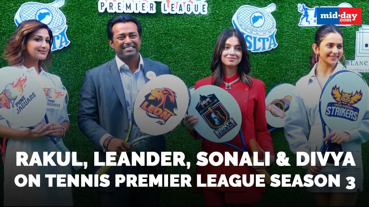 Rakul Preet, Sonali Bendre, Leander Paes talk about Tennis Premier League