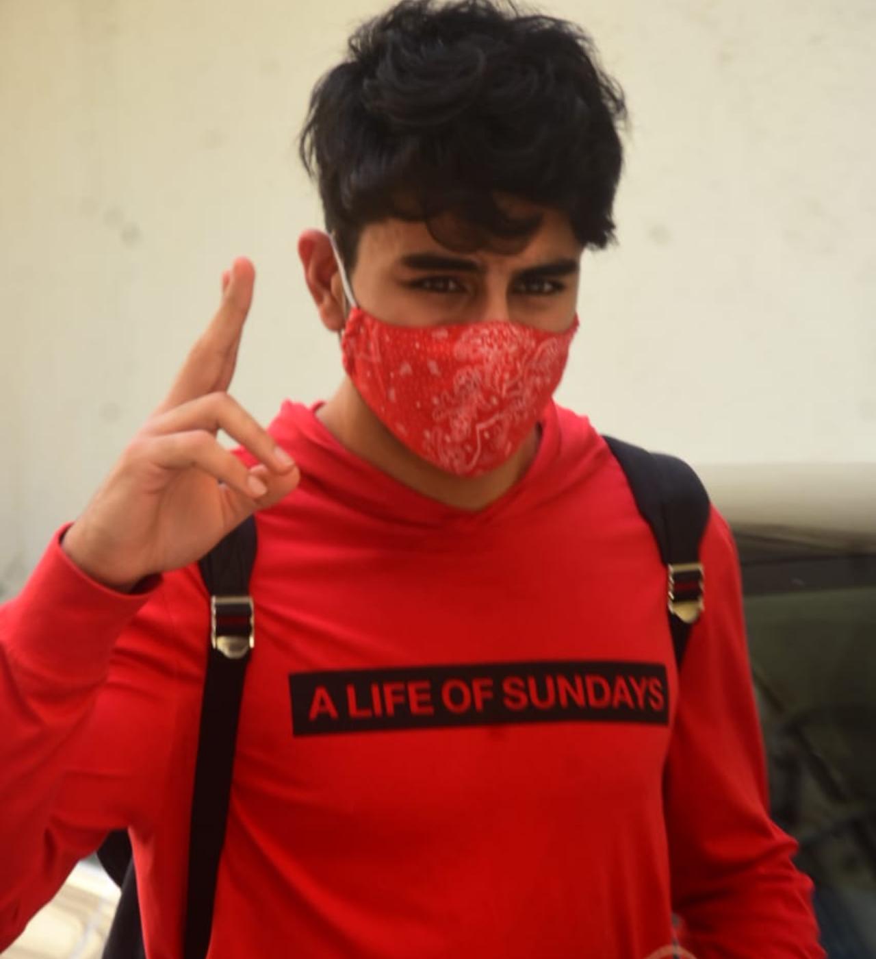 Ibrahim Ali Khan was clicked outside Karan Johar's office in Bandra. So are we going to see the young lad on the big screen soon?
