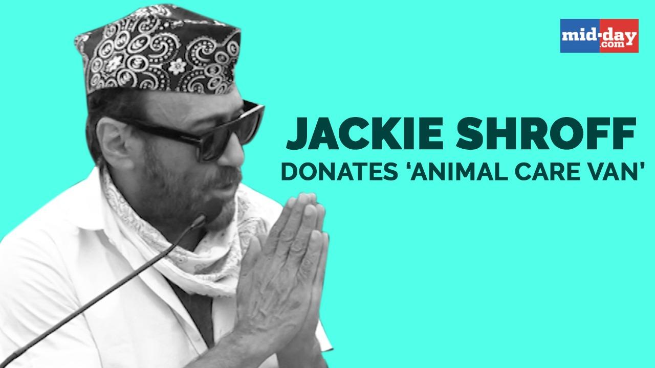 Jackie Shroff donates ‘Animal Care Van’