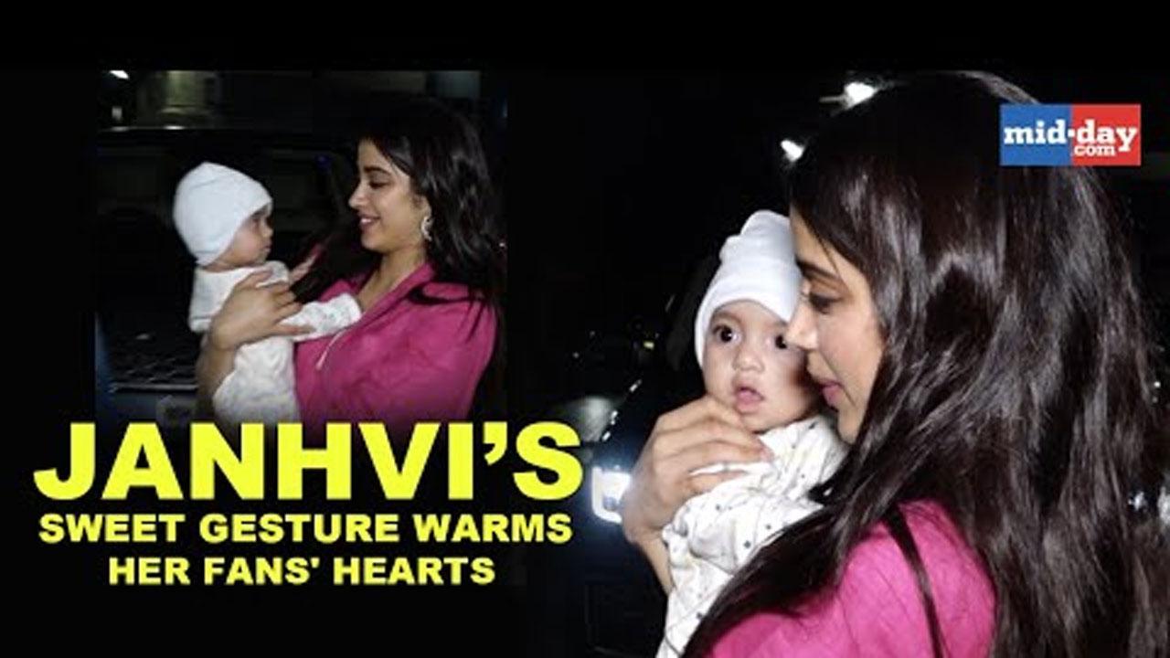 Janhvi Kapoor's sweet gesture warms her fans' hearts