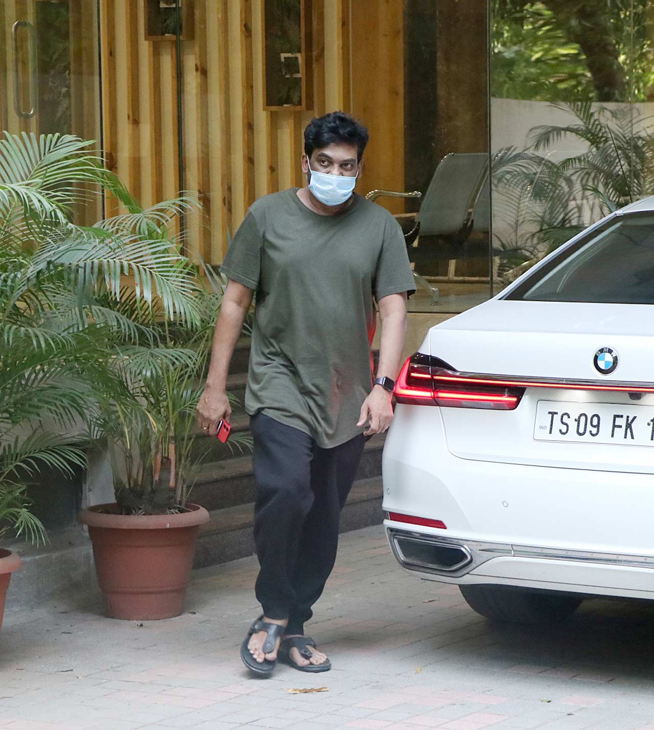 Puri Jagannadh was also snapped in Andheri west for a business meeting along with Charmme Kaur.