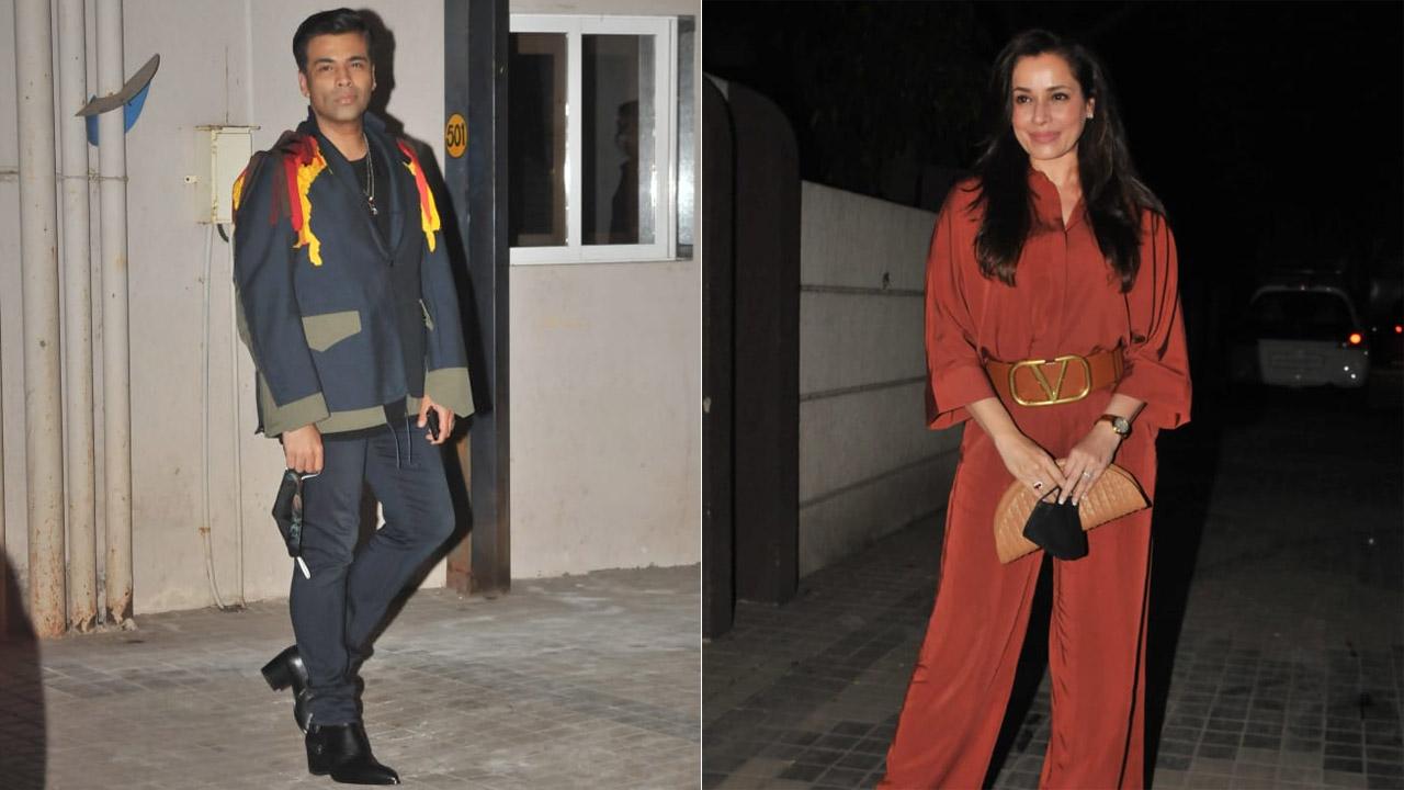  Karan Johar and Neelam Kothari too attended the party. Seema Khan's birthday bash seemed more like The Fabulous Lives of Bollywood Wives reunion of sorts!