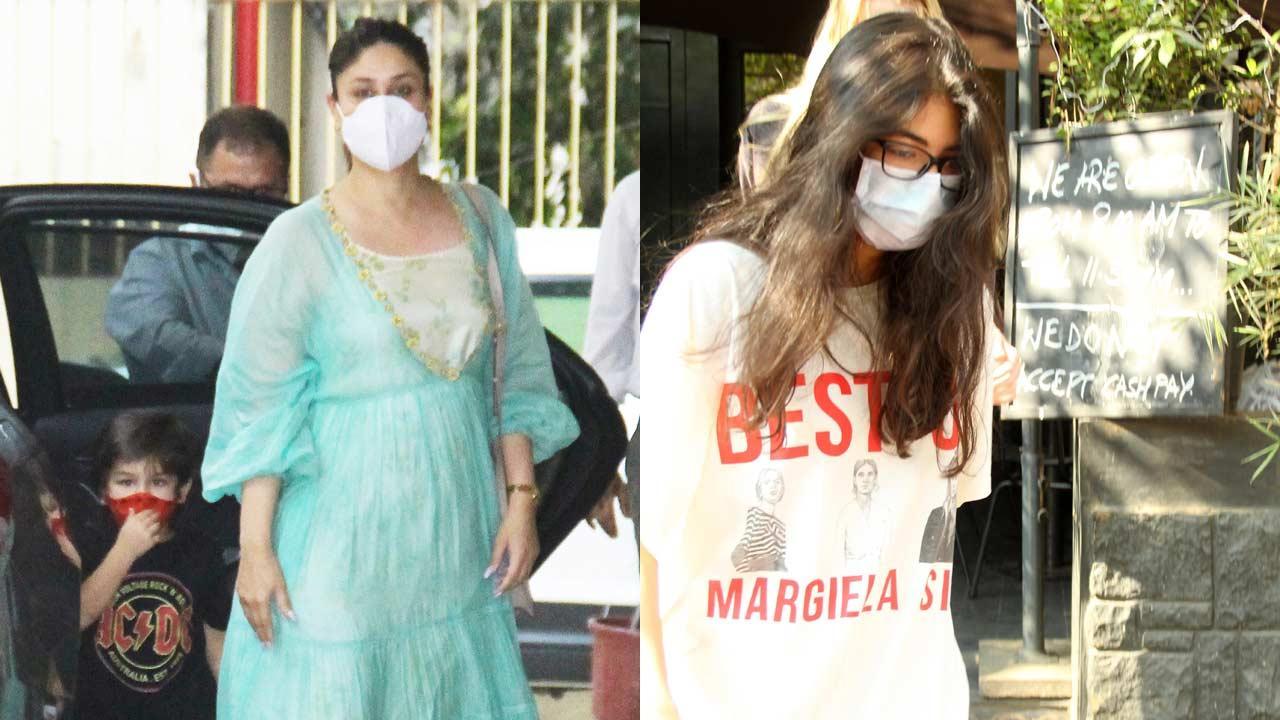 Kareena Kapoor, Taimur Ali Khan, Babita, Ranbir Kapoor at Sameira Kapoor's birthday bash