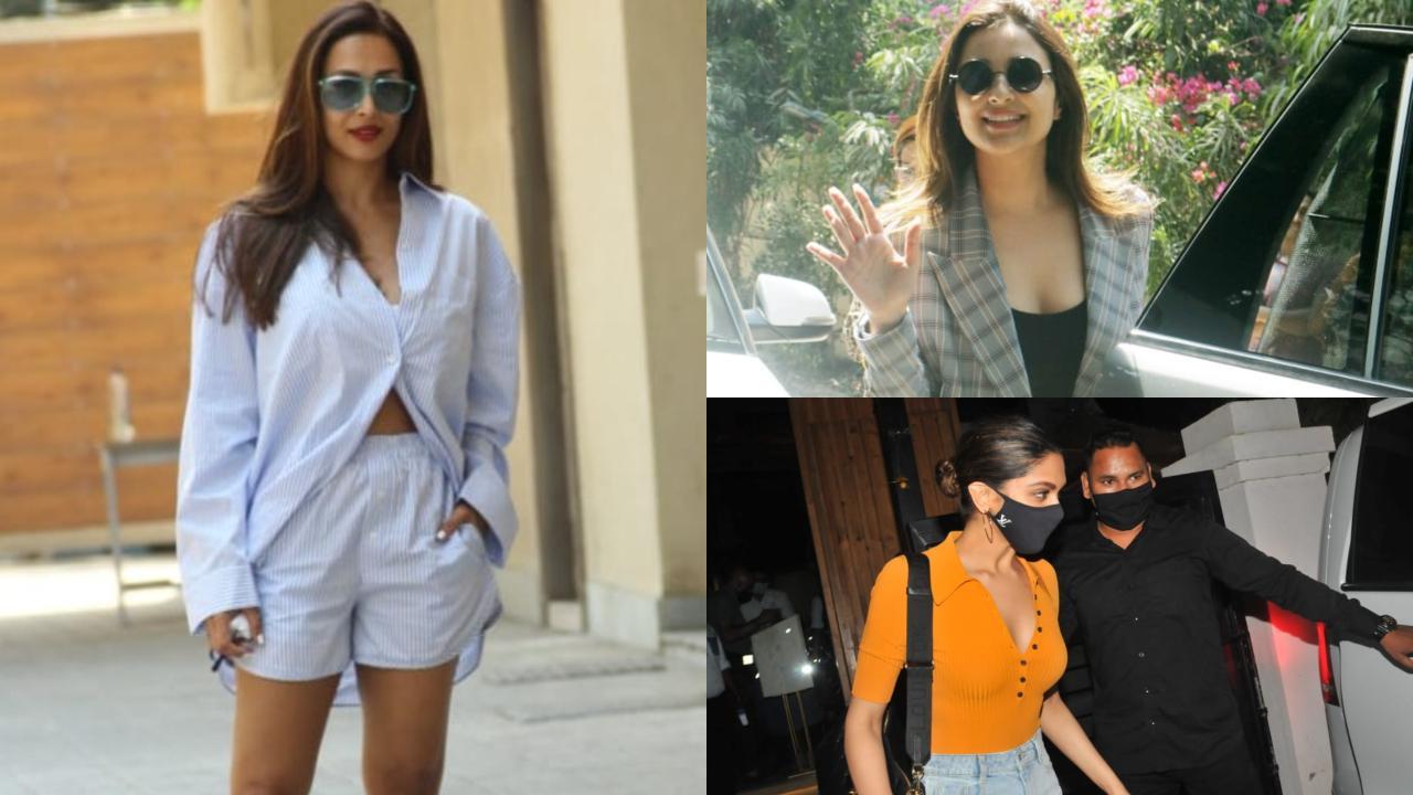 Celebs Day Out: Deepika Padukone with sister Anisha, Malaika Arora ...