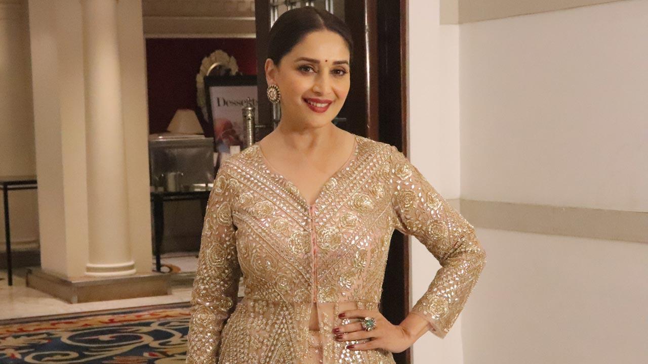 Madhuri Dixit introduces fans to her 'riyaaz partner'