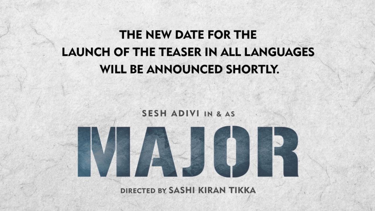 Team Major postpones teaser launch event in Mumbai