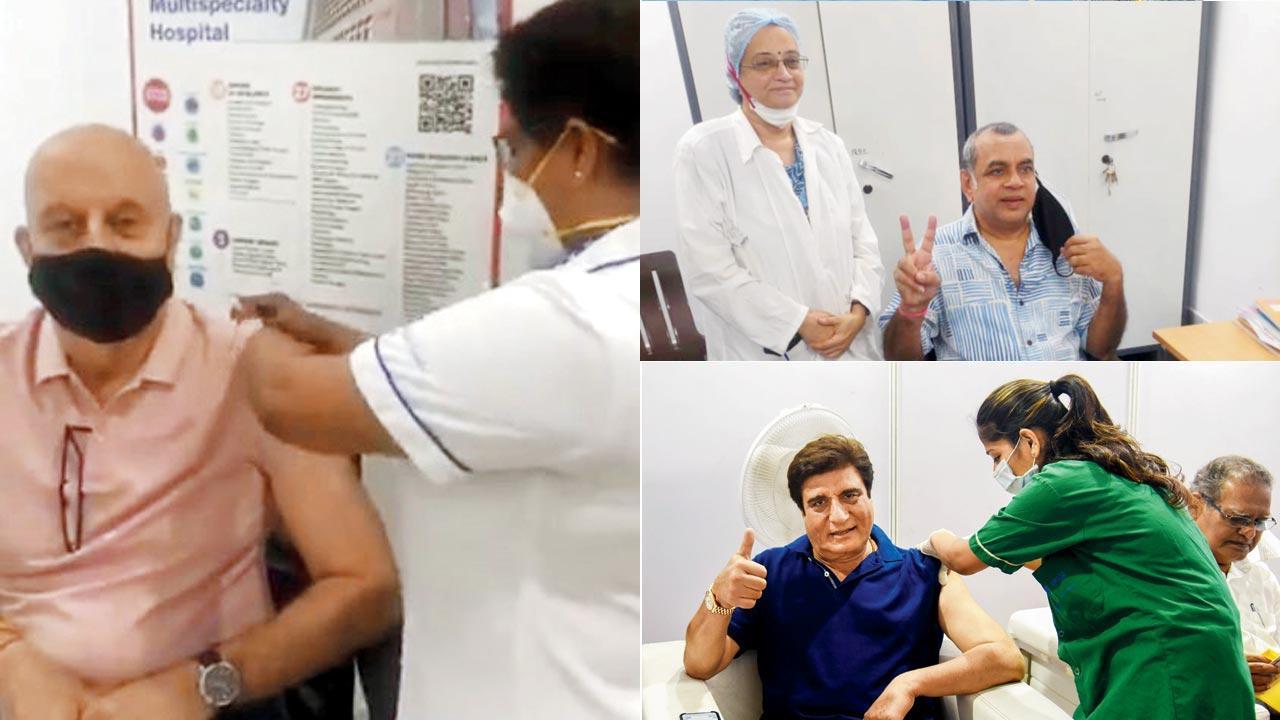 Say V for vaccine! Bollywood celebs who received the first dose of the COVID-19 vaccine
