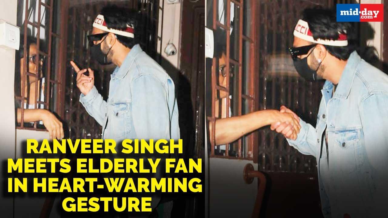 Ranveer Singh meets elderly fan in a heart-warming gesture