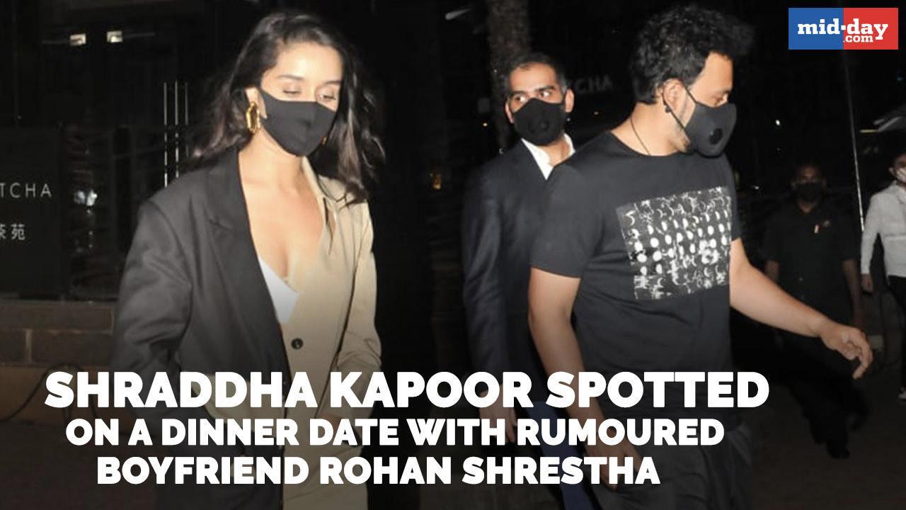 Shraddha Kapoor spotted on a dinner date with rumoured boyfriend Rohan Shrestha