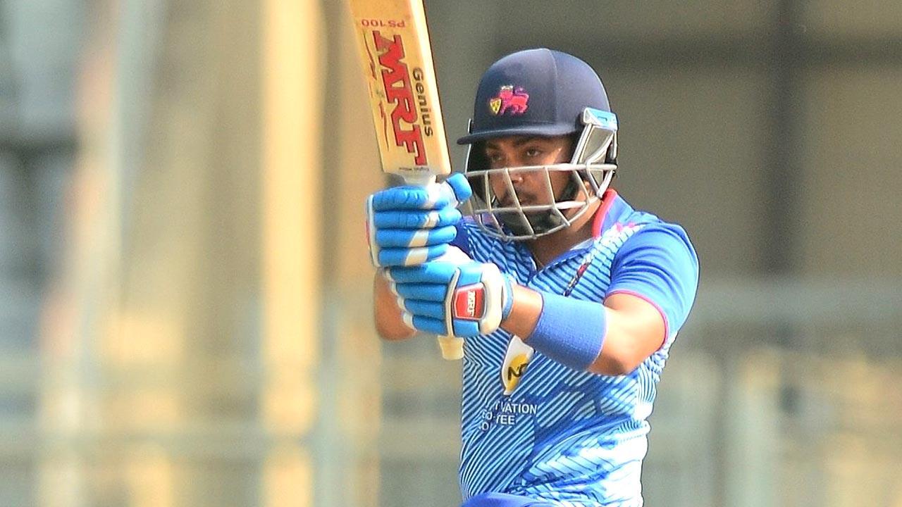 Prithvi Shaw first batsman to score 800-plus runs in single Vijay Hazare Trophy season