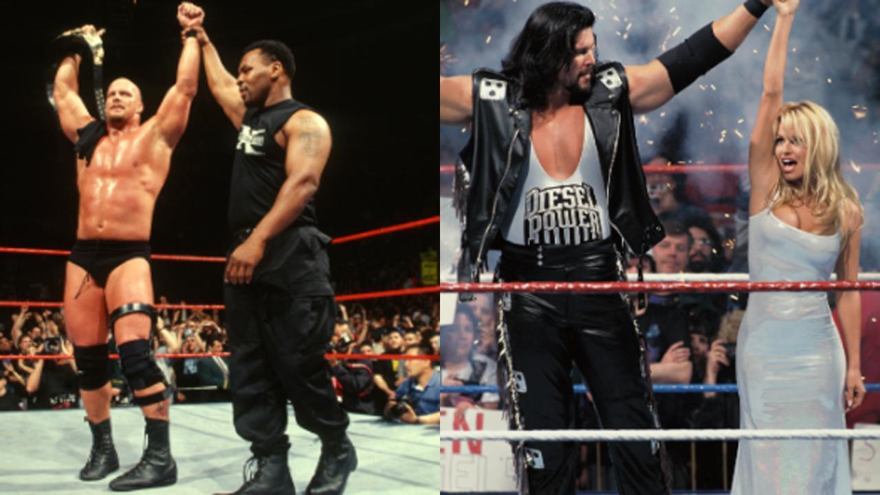 Mike Tyson, Pamela Anderson, Kim Kardashian - 10 celebs at WrestleMania