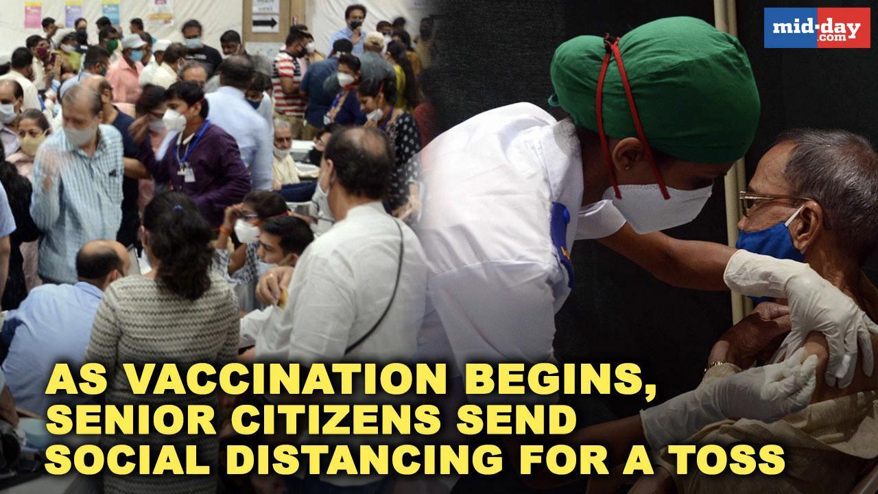 COVID-19: As vaccination begins, senior citizens send social distancing for toss