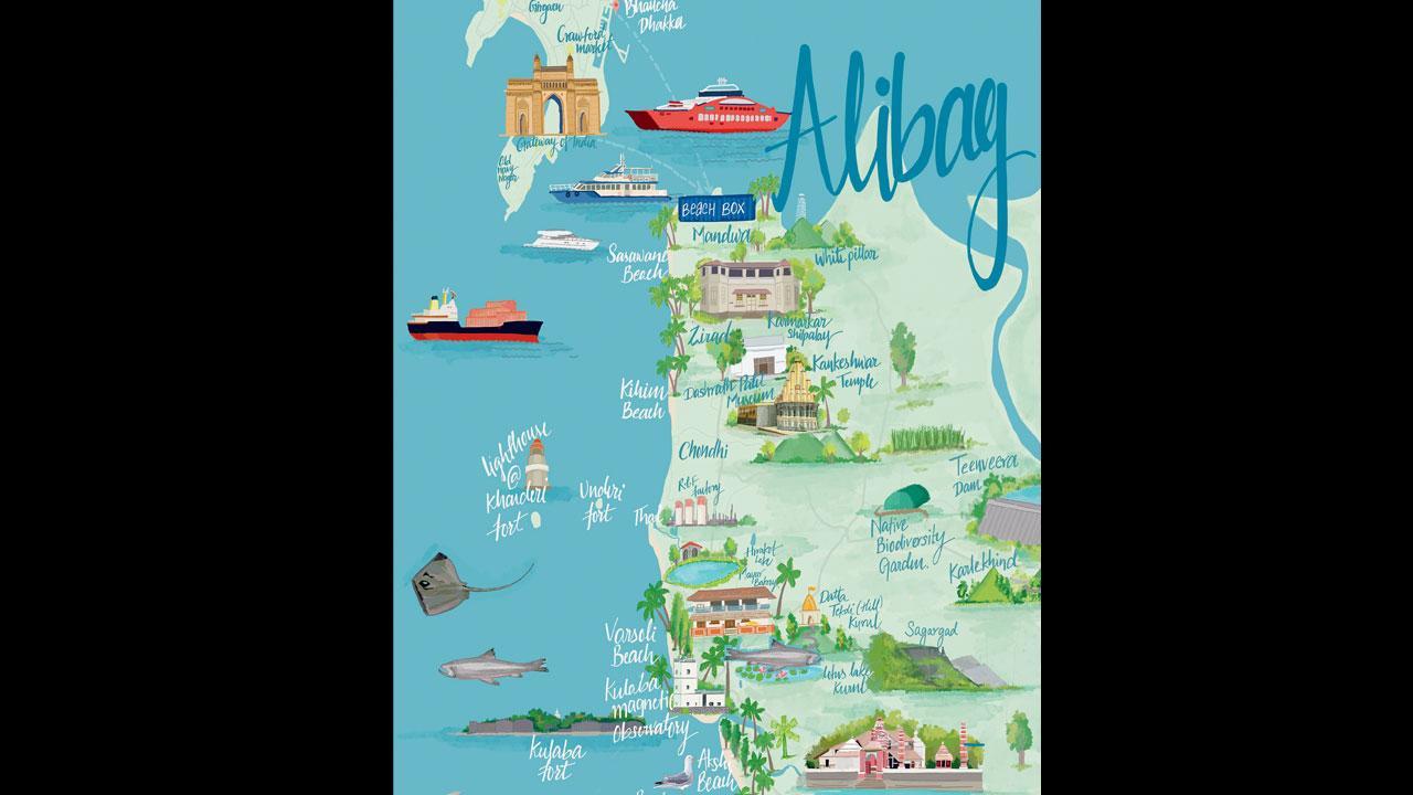 An Alibaug trip in sketches