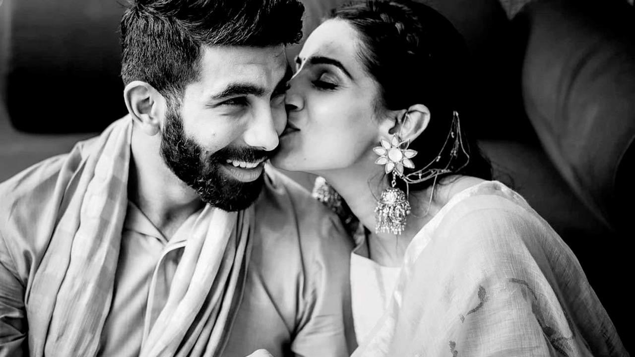 Jasprit Bumrah gets romantic on wife Sanjana Ganesan's birthday: You steal my heart every day