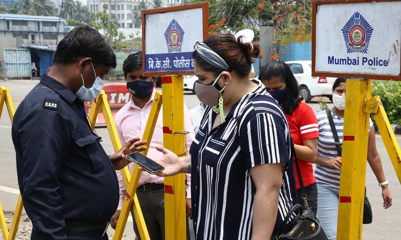 BMC commissioner Iqbal Singh Chahal on Monday said that the number of daily COVID-19 tests in Mumbai needs to be increased to at least 40,000. He said the number of tests being conducted per day fell from over 50,000 earlier to 38,000 on May 1 and further to 28,000 on May 2.In picture: A woman shows the details of her appointment as she arrives at the BKC vaccination centre to get vaccinated. Photo: Shadab Khan