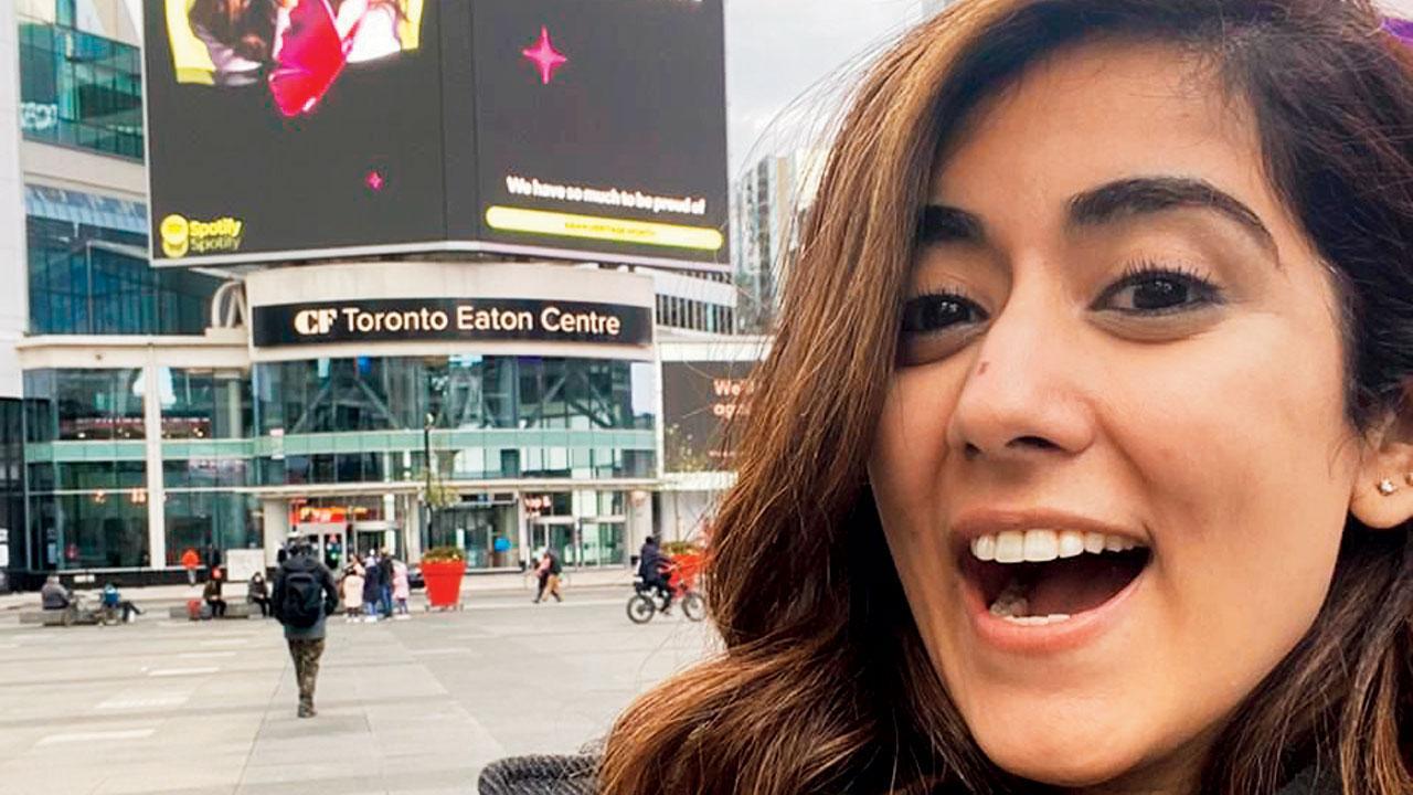 Jonita Gandhi: To see myself on the iconic billboard seemed a far-fetched dream