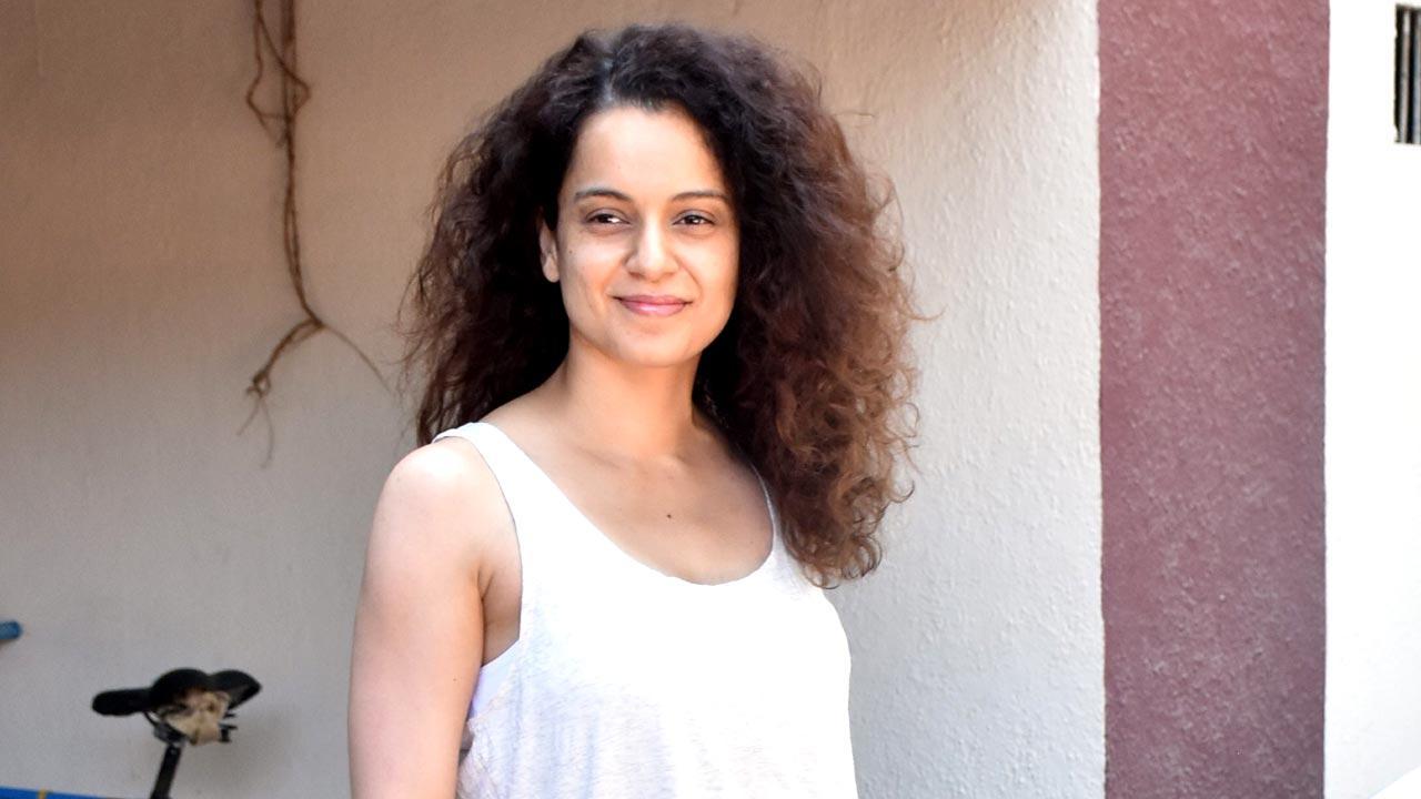 Kangana Ranaut spends time with family after recovering from Covid