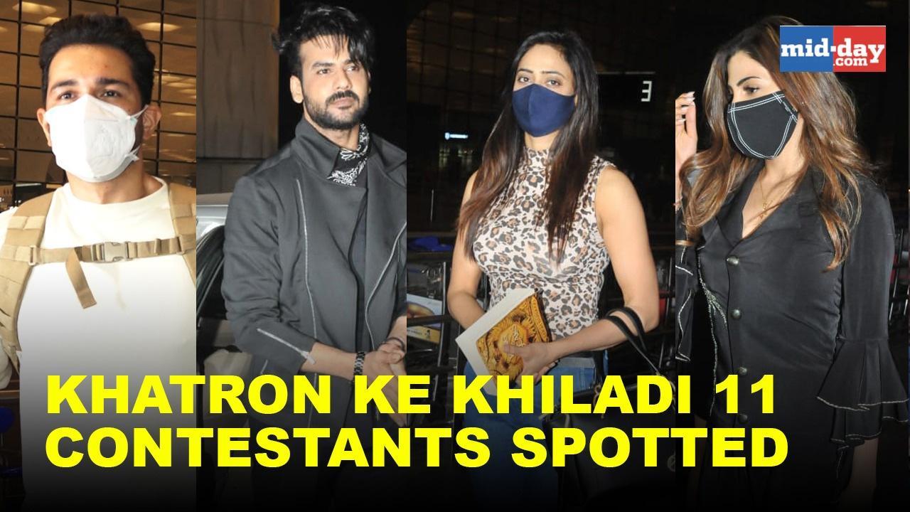 Khatron Ke Khiladi 11 contestants spotted at the Mumbai airport