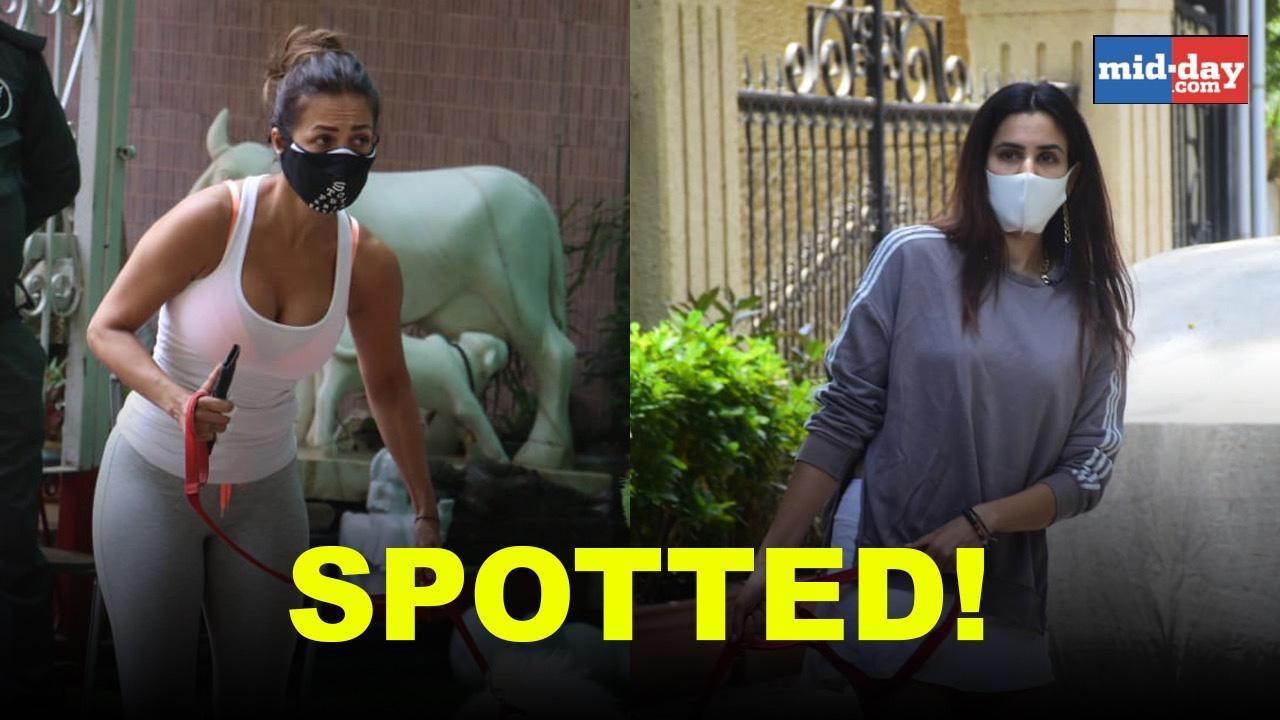 Malaika Arora, Mandira Bedi, Sonnalli Seygall clicked in Mumbai
