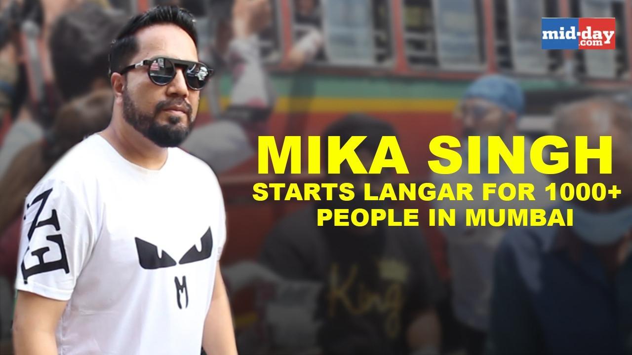 Mika Singh starts langar for 1000 plus people in Mumbai