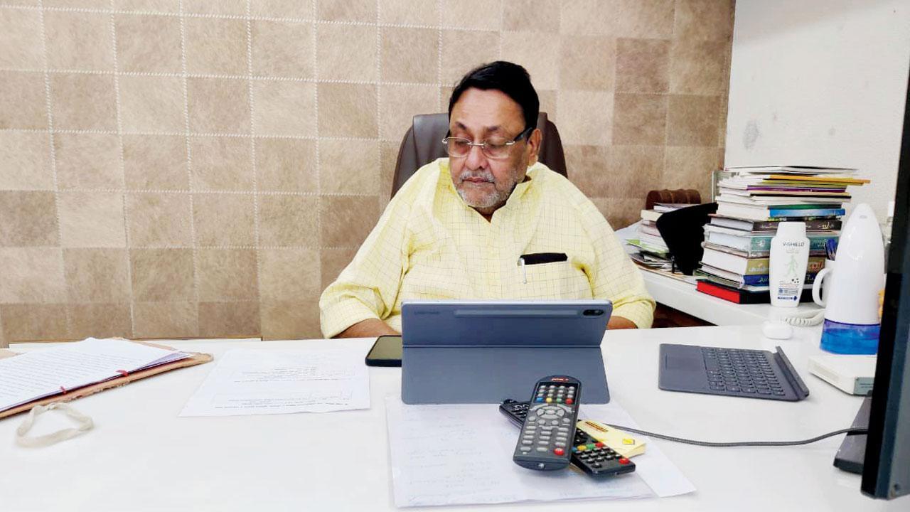 Let Maharashtra have own vaccination app: Nawab Malik