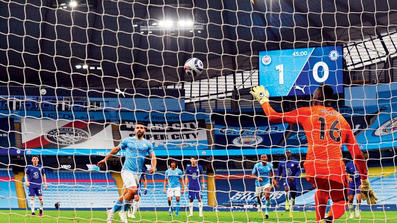 EPL: Sergio Aguero says sorry to Manchester City fans for cheeky penalty 