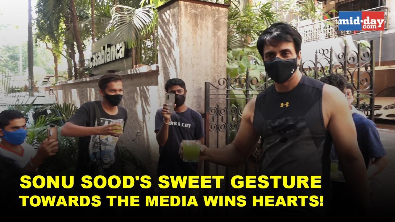 Sonu Sood's sweet gesture towards the media wins hearts!