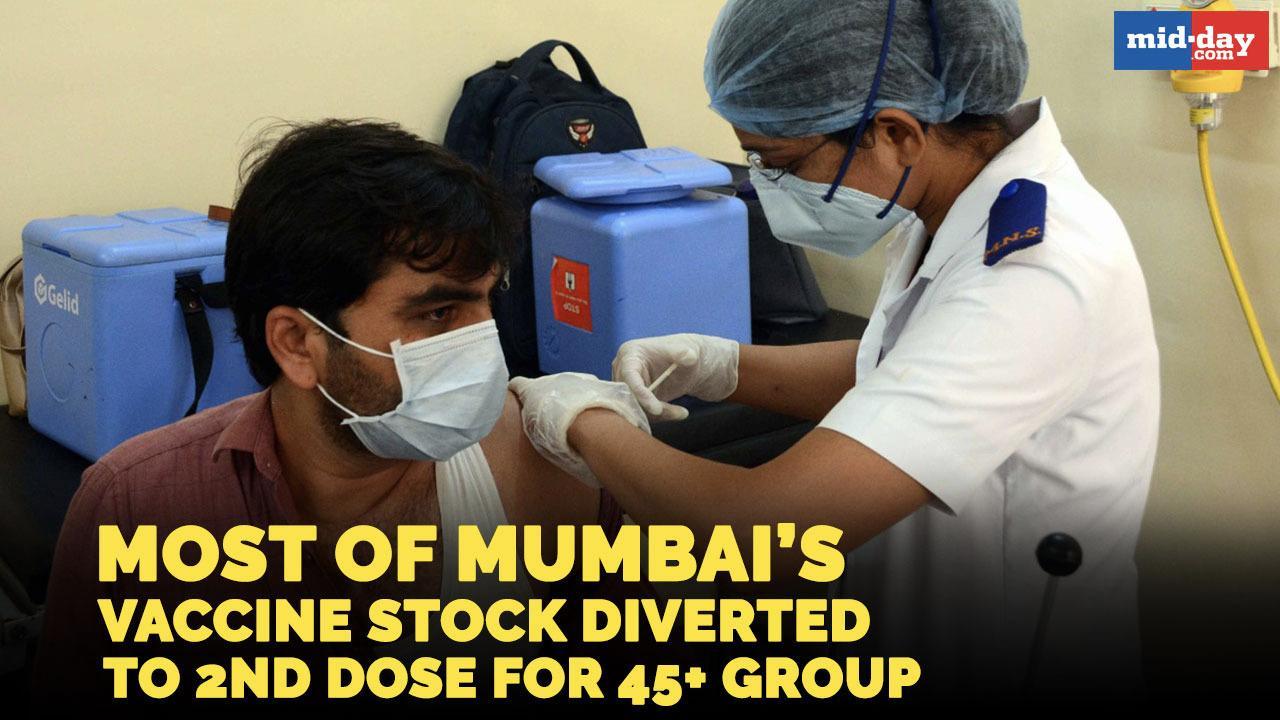 Most of Mumbai's vaccine stock diverted towards 2nd dose for 45+ age group