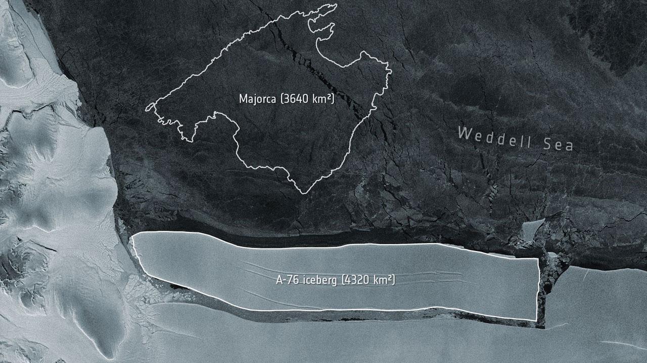 World's largest iceberg breaks off Antarctica: European Space Agency