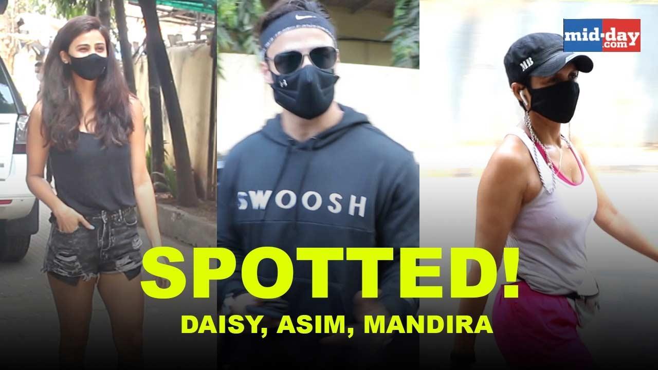 Bollywood Celeb Spotted: Daisy Shah, Asim Riaz, Mandira Bedi clicked in Mumbai