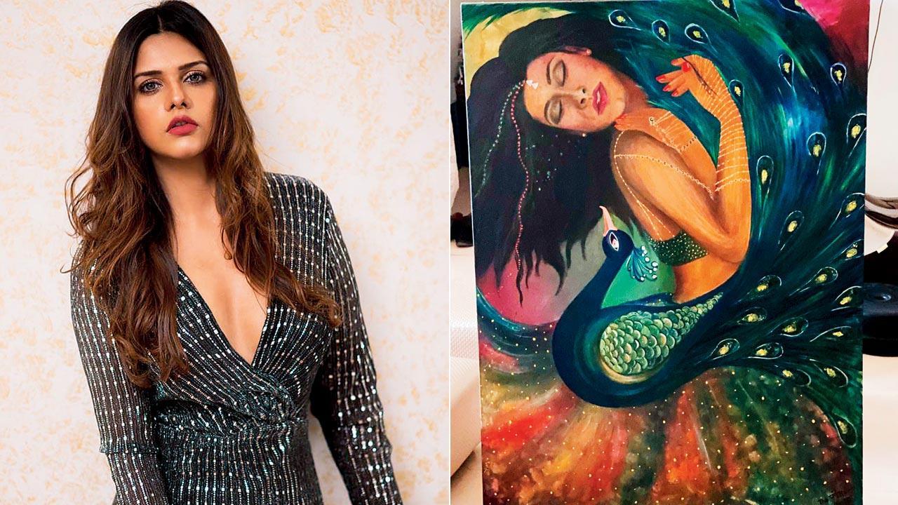 Dalljiet Kaur puts up her paintings for auction to raise funds to aid Covid-19 patients
