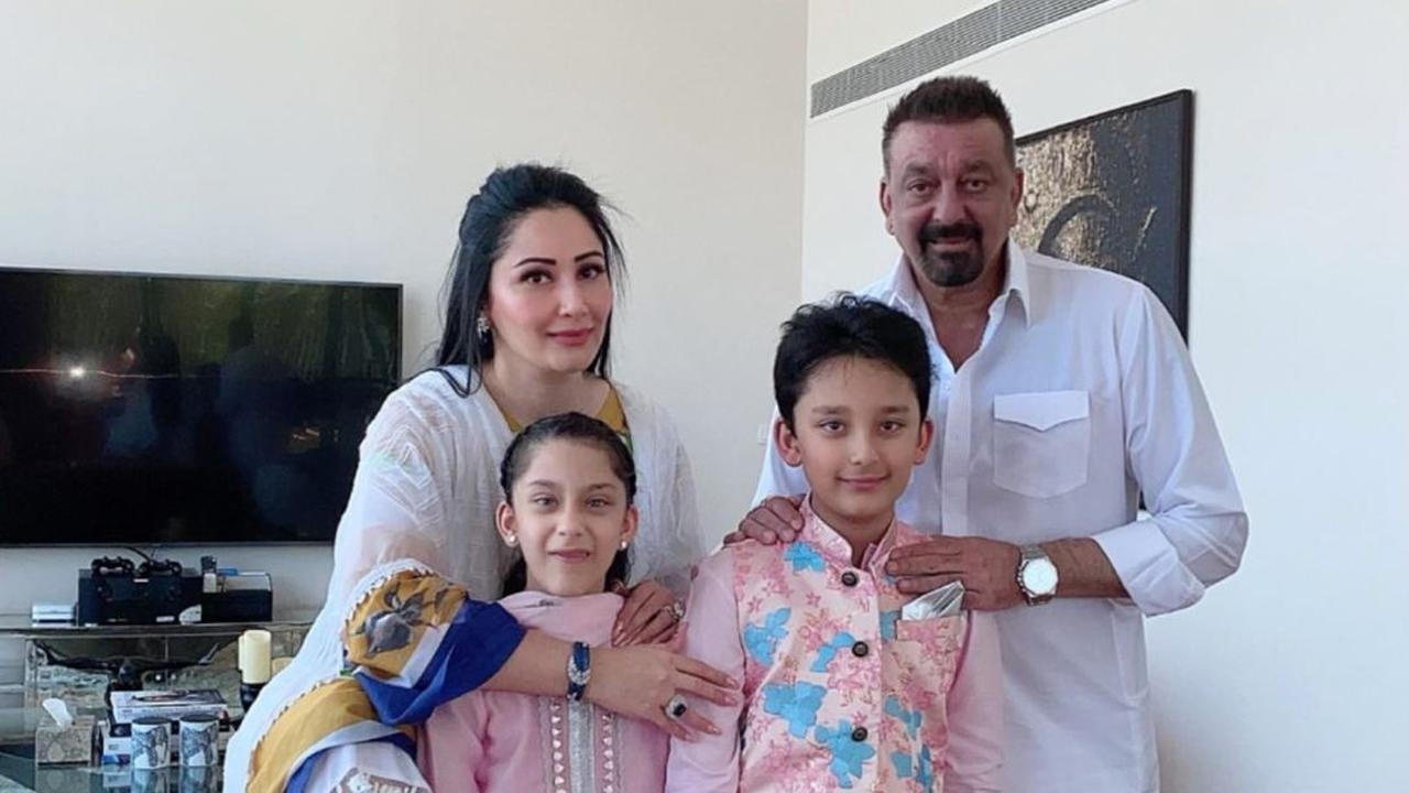 See photos: Sanjay Dutt, Maanayata Dutt and kids' Eid celebration in Dubai