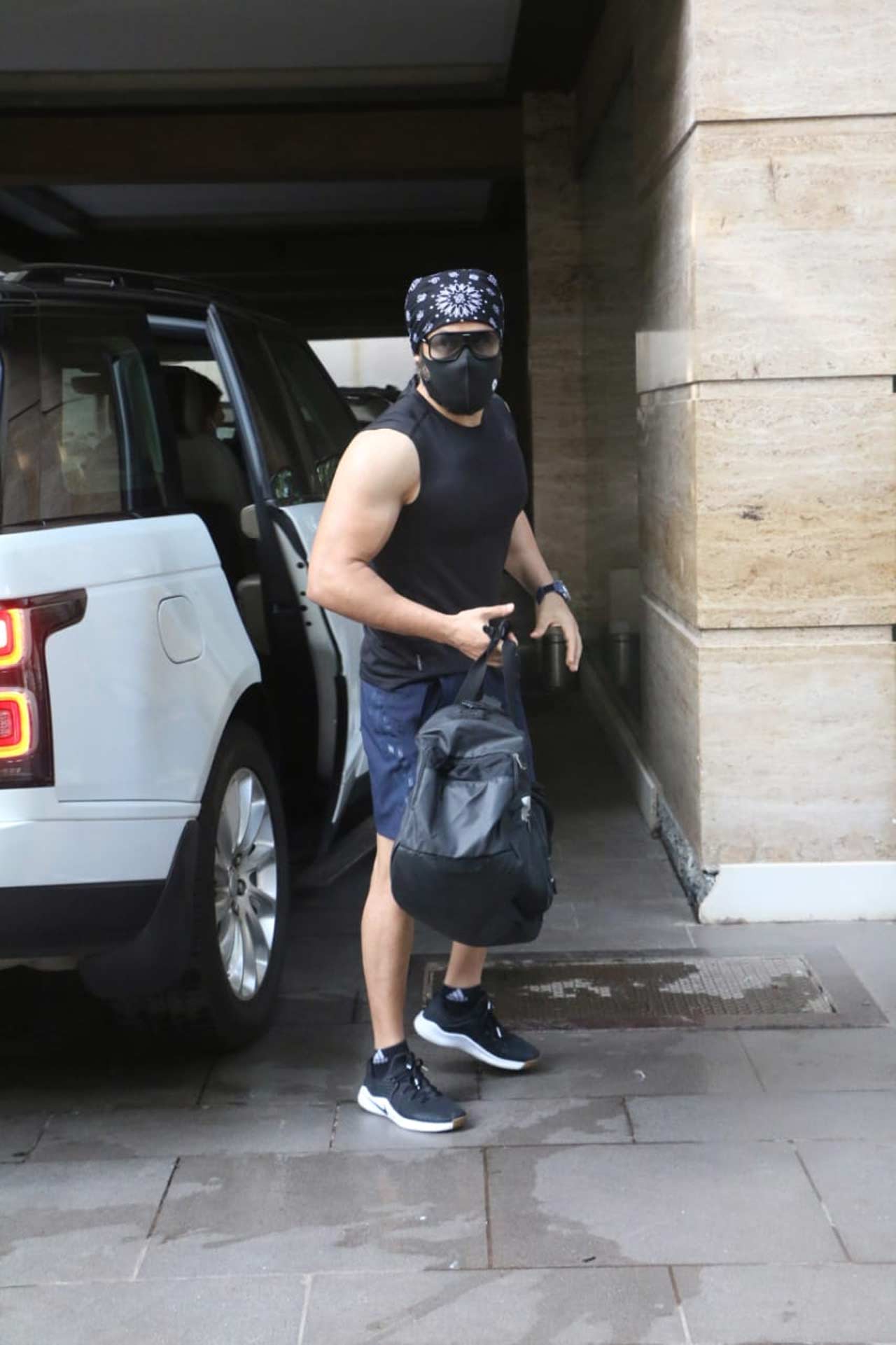 Emraan Hashmi was also spotted at a private gym in Mumbai.