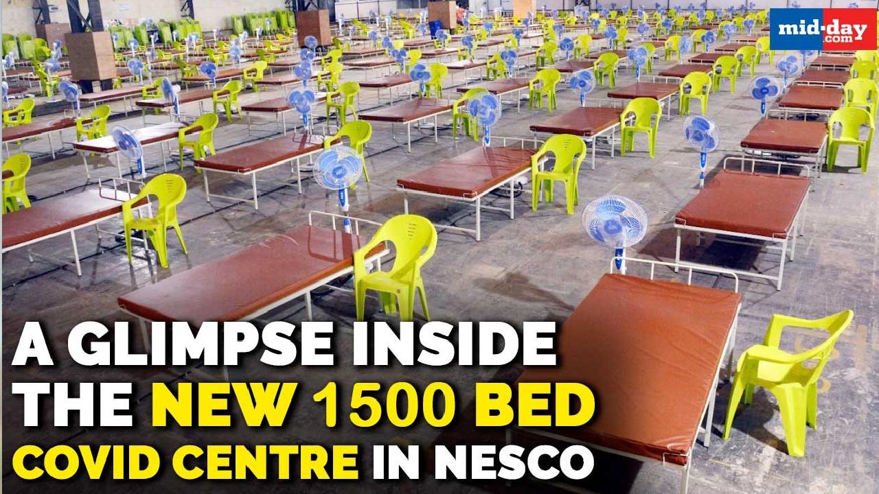 A glimpse inside the new 1500 bed Covid centre in NESCO