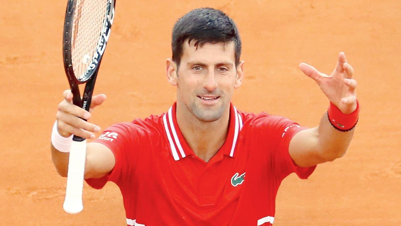 Novak Djokovic wishes to study anything related to health and nutrition