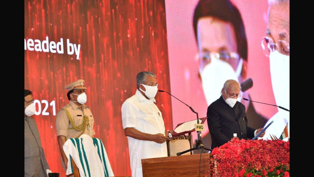 Pinarayi Vijayan sworn in as Chief Minister of Kerala