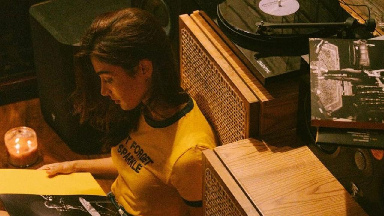 Pooja Hegde enjoys the vinyl culture in her latest post