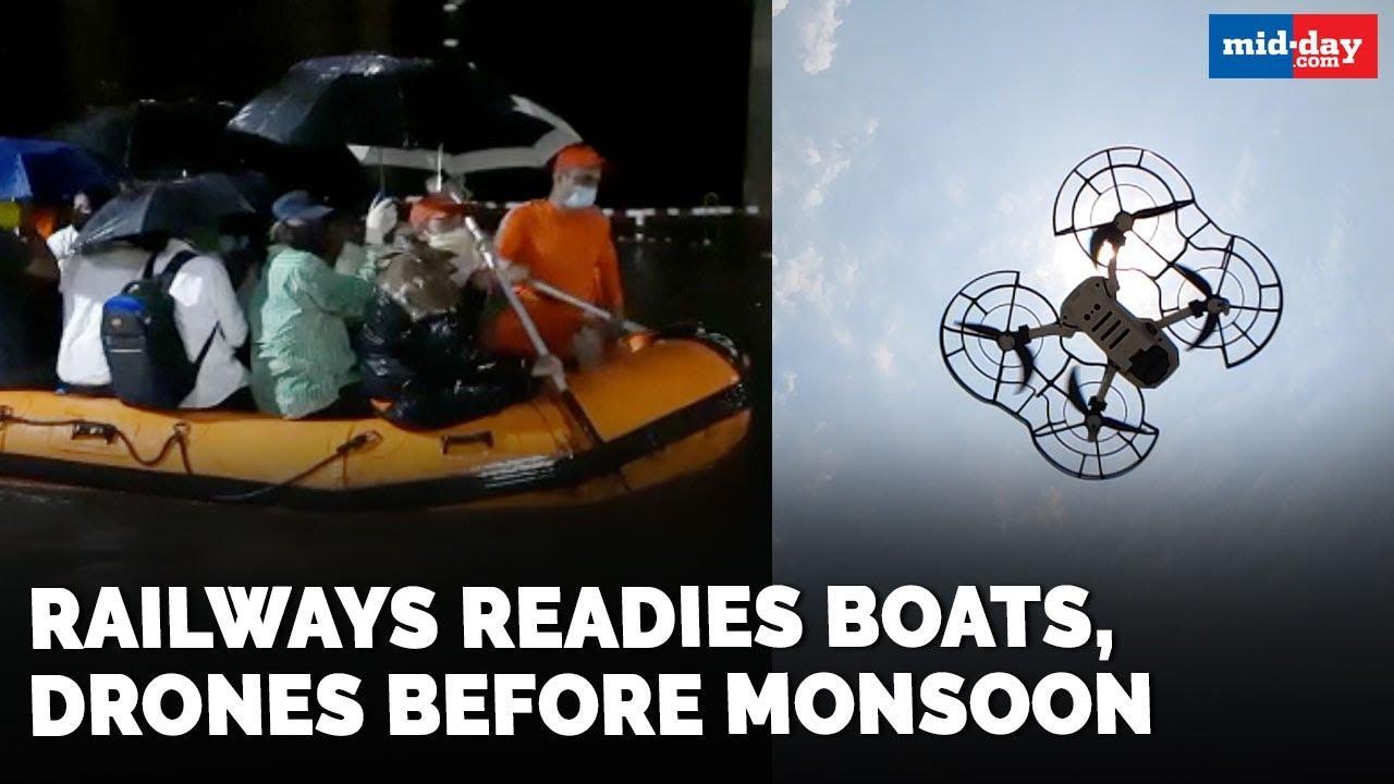 Mumbai Rains: Railways readies boats, drones before monsoon