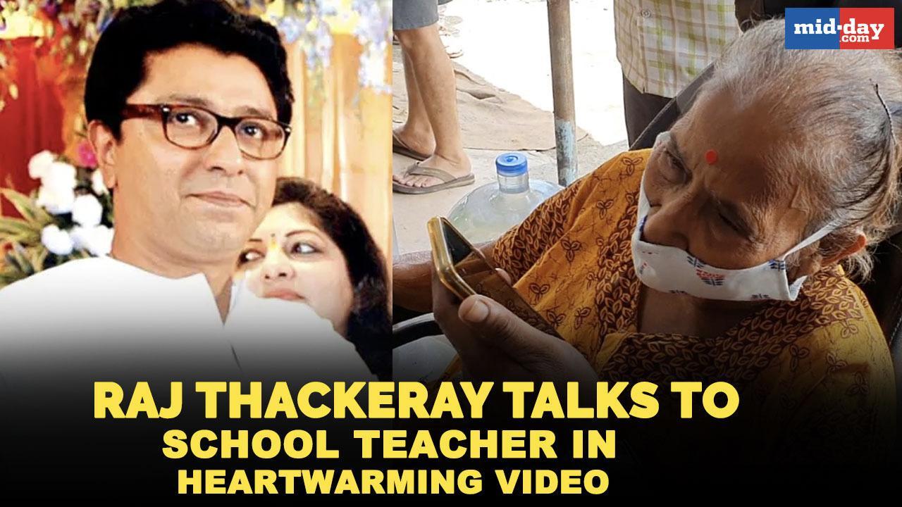 MNS Chief Raj Thackeray talks to his school teacher in heartwarming video
