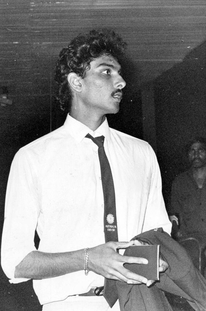 Ravi Shastri was part of the 1983 World Cup winning squad led by Kapil Dev in England. Ravi Shastri during the Australia tour in 1985-86. Photo/ Gopal Shetty