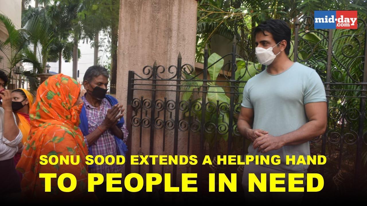 Sonu Sood extends a helping hand to people in need