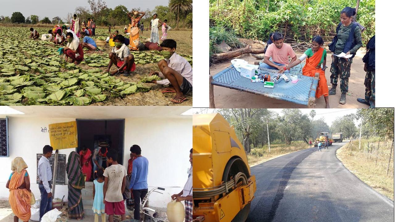 Dissemination of basic facilities including medical, education, drinking water in villages