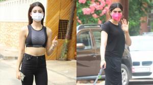 Khushi Kapoor, Farah khan, Shirish Kunder, Urvashi Rautela clicked in Mumbai
