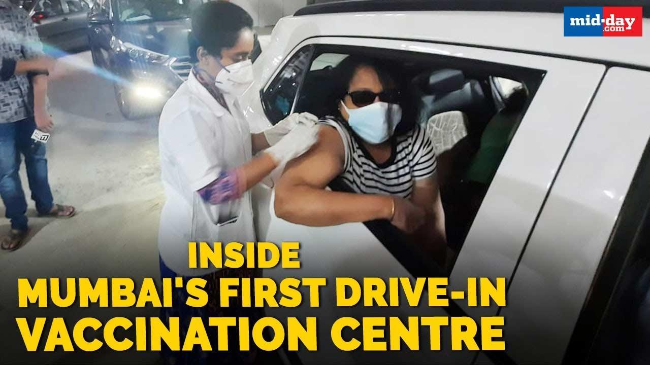 Covid-19: Inside Mumbai's first drive-in vaccination centre