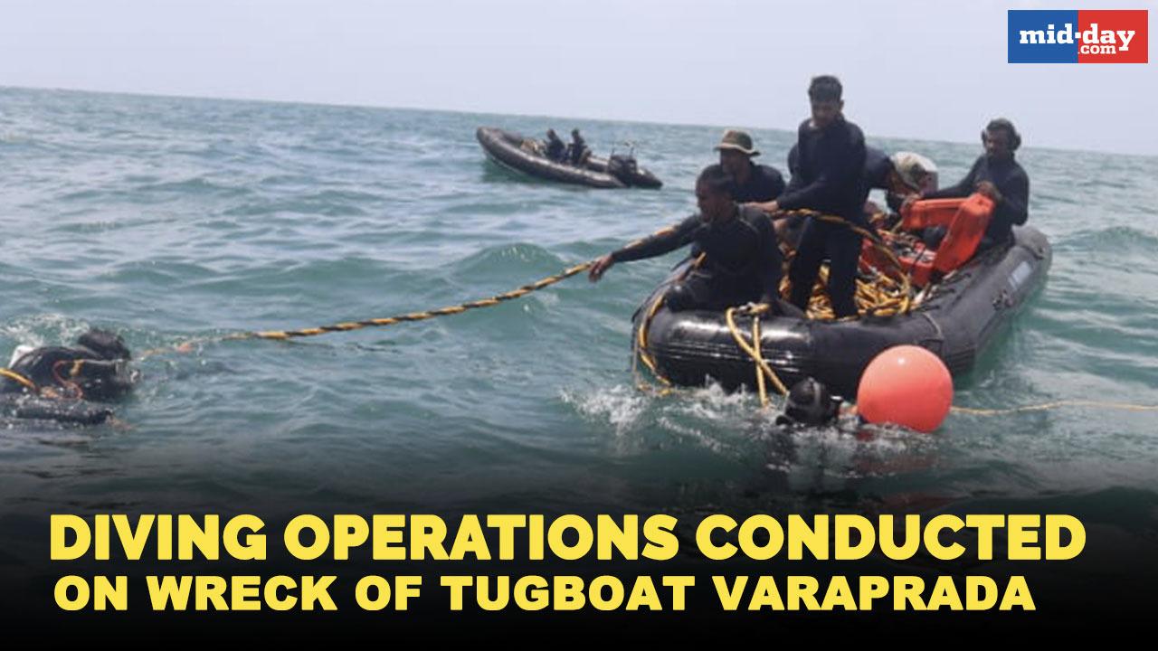 Diving operations conducted on the wreck of Tugboat Varaprada