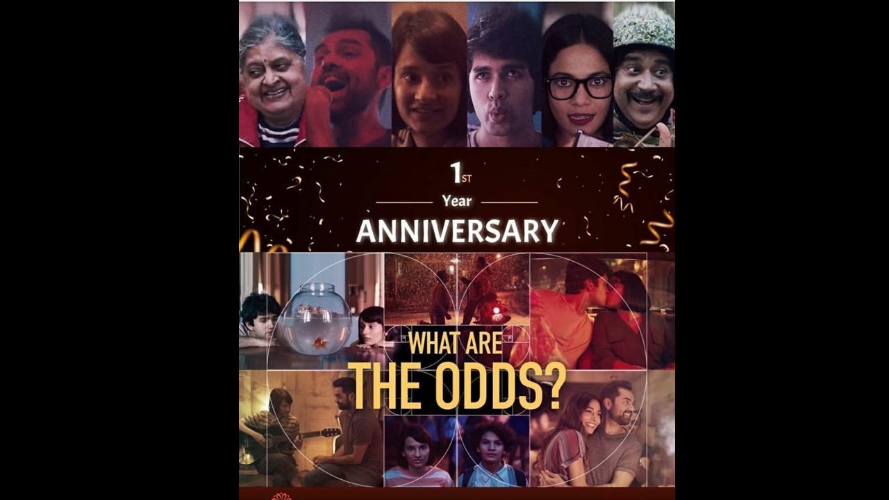 Yashaswini Dayama & Karanvir Malhotra celebrate one year of 'What Are The Odds?'